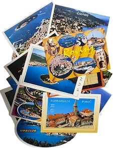 Vintage Kroatien Postkarten Istrien & Kvarner Küste Souvenir 14 Stück Reise Ephemera - Bild 1 von 13