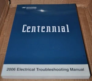 Hyundai Centennial 2006 Electrical Troubleshooting Manual Original Book - Picture 1 of 4