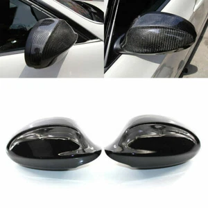 Paire Coque Cache de Rétroviseur Noir Brillant Pour BMW E90 E91 2005-2007 MS - Imagen 1 de 9