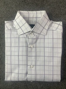 Ermenegildo Zegna Mens 100% Cotton Regular Fit Long Sleeve Dress Shirt - Picture 1 of 8