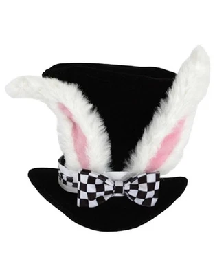 Alice In Wonderland White Rabbit Topper Costume Hat Adult One Size - Image 1 of 2