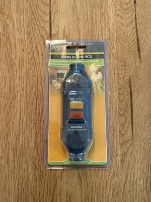 Masterplug Outdoor Power Safety In-Line RCD Circuit Breaker ILRCDNG-MP - New - Image 1 of 2