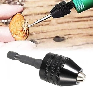 Mini Schnellspannbohrfutter Bohrfutter 0,3-6,5 mm mit 1/4" Sechskant Adapter - Bild 1 von 9