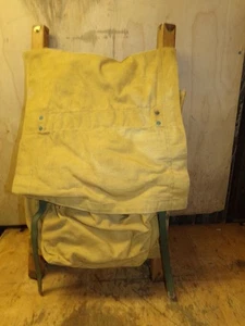 26" Vintage Trapper Nelson Indian Pack Board Canvas & Wood Pack Board Rucksack - Bild 1 von 5