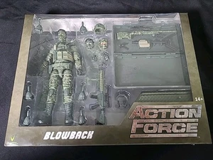 BLOWBACK (DELUXE SNIPER SET) VALAVERSE ACTION FORCE SERIES 4 NEW FREE SHIPPING - Picture 1 of 2