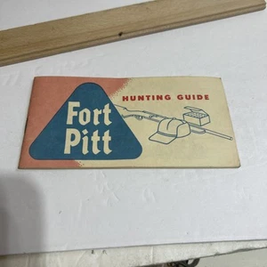 Vintage Fort Pitt  Beer, Pocket Hunting  Guide Pittsburgh, PA 1940'S - Picture 1 of 16