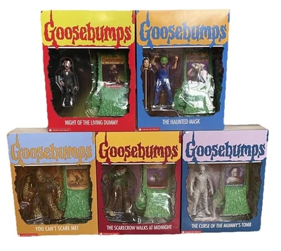 Trick or Treat Studios Goosebumps - Juego completo de 5 figuras de acción - Cabeza de hueso Foto 1 de 4