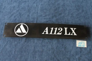 AUTOBIANCHI  A 112 LX SCRITTA PANNELLO POSTERIORE  SU CATARIFRANGENTE  NOS - Foto 1 di 1