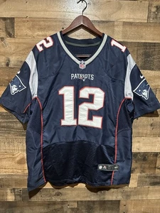 Tom Brady Patriots On Field Jersey 48 Azul - Imagen 1 de 4