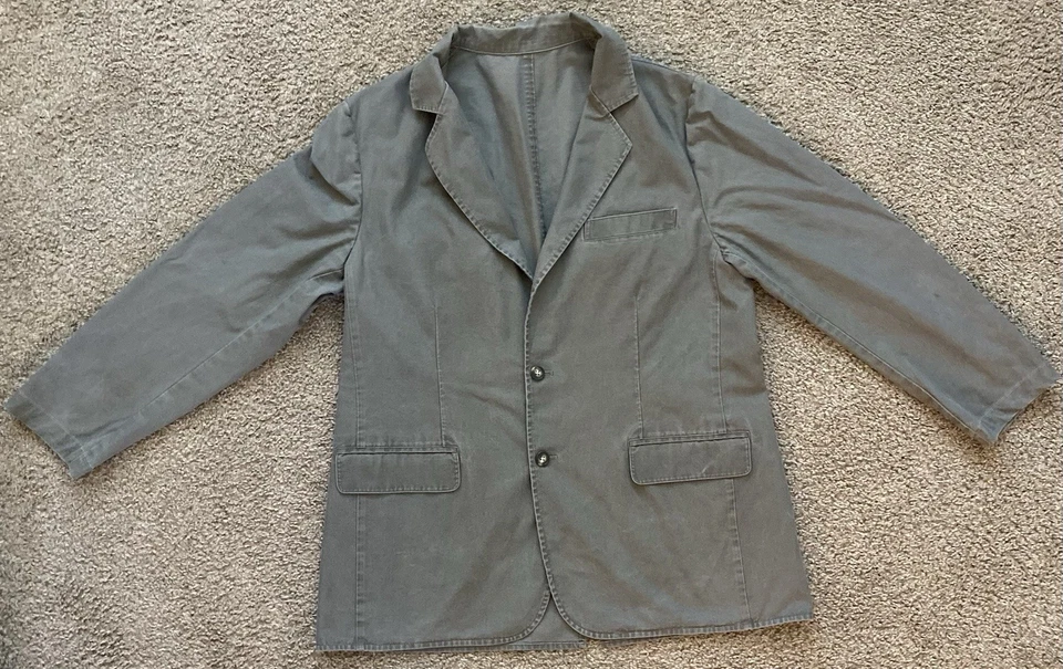 L.L. Chaqueta Blazer Bean Para Hombre Talla 42R Algodón Verde Claro Abrigo Deportivo Cazadora Foto 1 de 4