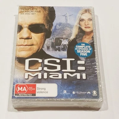 CSI Miami : Season 5 (DVD, 2006) BRAND NEW Sealed + Fast Free Post - image 1 of 2