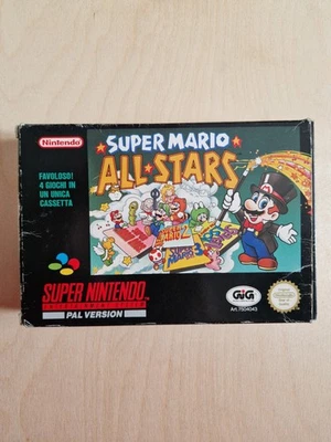 Super Mario All Stars Gig Nintendo Snes Ita Super Nintendo Completo  - Immagine 1 di 4