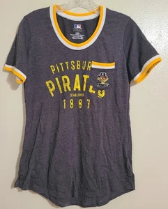 Pittsburgh Pirates Womans Size M T-Shirt Logo MLB Baseball Genuine Merchandise - Picture 1 of 6