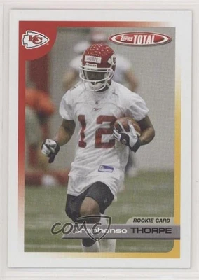 2005 Topps Total Craphonso Thorpe #497 Rookie RC - Image 1 of 2