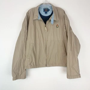 Vtg Chaps Ralph Lauren Jacket Mens XL 100% Cotton Normcore 90s Preppy Classic - Picture 1 of 13