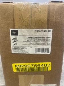 Válvula termostática áspera de 3 manijas DXV D35005532.191 - Imagen 1 de 2