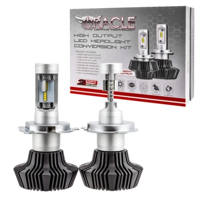 Oracle H4 4000 Lumen LED Headlight Bulbs (Pair) - 6000K - Image 1 of 4