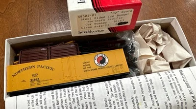 Intermountain HO Kit #40502-07 Steel Side Ice Bunker Northern Pacific #91163 NY - Image 1 of 4