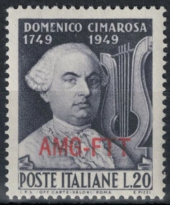 TRIESTE A 1949 Domenico Cimarosa MH* - Picture 1 of 1