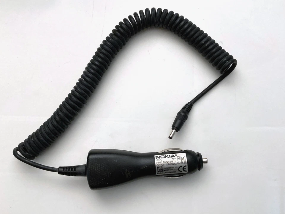 Nokia LCH-12 originale Caricabatterie auto 3510/6310/6610/7210/8310/9210i altri - Immagine 1 di 1