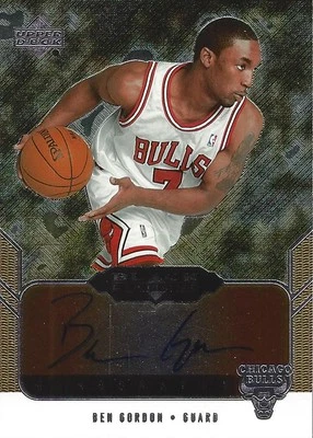 2004-05 Black Diamond GemoGRAPHy #BG Ben Gordon Auto - BSK - Image 1 of 2