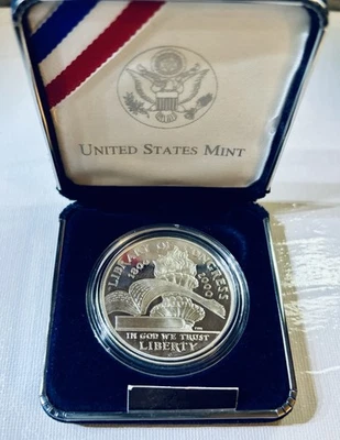 2000 Library Of Congress Commemorative Coin Program Silver Proof w/COA - Image 1 of 3