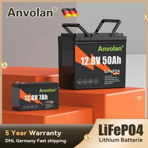 12V 50Ah 7Ah LiFePO4 Akku Tiefer Zyklus Lithium Batterie Solar Solaranlage RV - Bild 1 von 23
