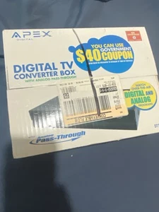 Apex DT250A Digital Analog TV Converter Box - New in Box - Picture 1 of 8