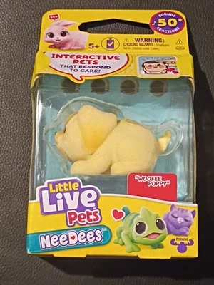 Juguete interactivo Little Live Pets NeeDees Woofee cachorro perro Foto 1 de 4