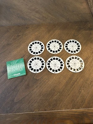 SAWYER VIEW-MASTER REELS SLIDES RELIGIOUS CHRISTMAS & EASTER STORY 3 PARTS EACH - Image 1 of 4