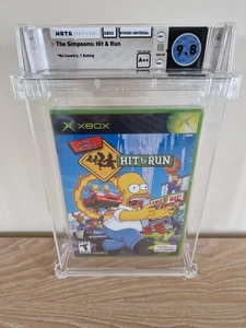 The Simpsons Hit And Run - Xbox FACTORY SEALED Black Label WATA 9.8 A++ - RARE! - Picture 1 of 9