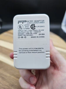 Adaptador CA/CC Modelo D48-09-1300 Clase 2 FP 9V 1300Ma Transformador Fuente de Alimentación - Imagen 1 de 4