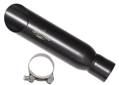 Silenciador deslizante Voodoo preto curto VER6SK3B para Yamaha R6 03-05 R6S 2006-2009 - Imagem 1 de 3