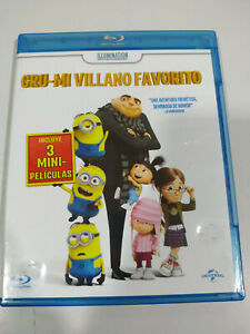 Gru Mi Villano Favorito + 3 Mini Peliculas - Blu-Ray + DVD Español Ingles - 3T