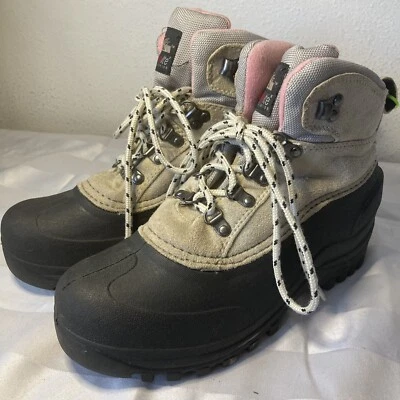 Botas Itasca 3M Thinsulate Mujer Granito Pico Talla 8 Gris Rosa Nieve Exterior Foto 1 de 4