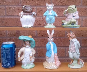 ROYAL ALBERT - SELECTION OF LARGE BEATRIX POTTER FIGURES. - Picture 1 of 50