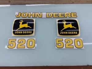 Aftermarket John Deere 520 Loader decals with leaping Deere. - Picture 1 of 1