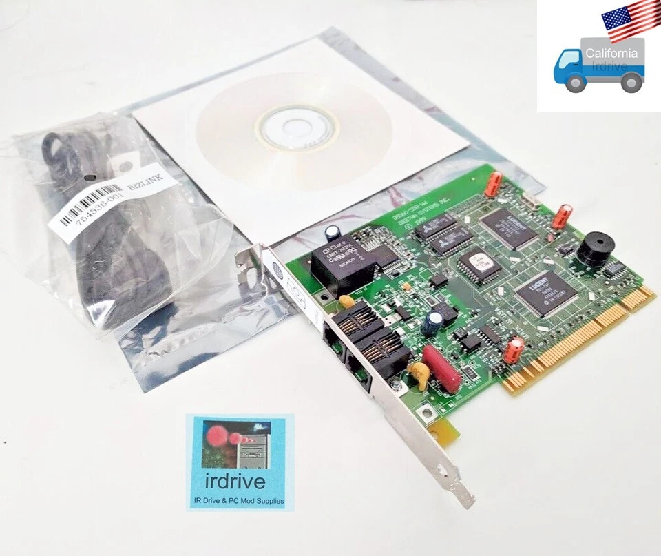 NEW Digitan Lucent V.90 56K PCI Data/Fax Hardware Controller Base Internal Modem - Image 1 of 4