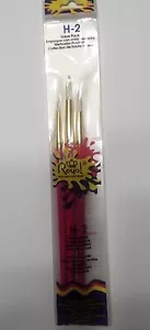 LANGNICKEL ROYAL Gold, weiß Anfänger Wert Pinsel Sets - rund, flach, Shader - Bild 1 von 26