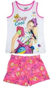 JoJo Siwa Girls' Tank and Shorts Pajamas Set - Size 7/8 - Picture 1 of 4