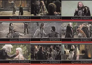 2012 Rittenhouse GAME OF THRONES SEASON 1 Complete Card SET OF 72 - Picture 1 of 1