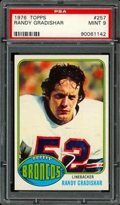 1976 Topps #257 Randy Gradishar RC Broncos PSA 9 HOF finalista - Foto 1 di 2