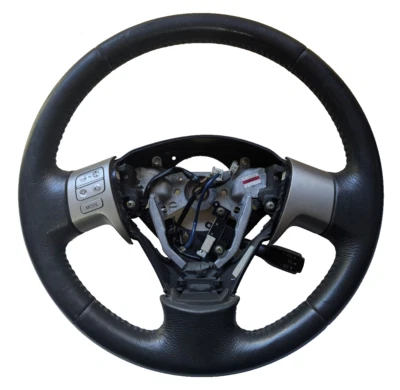 Toyota Corolla 2009-2013 volante cuero carbón OEM con botones B Foto 1 de 4