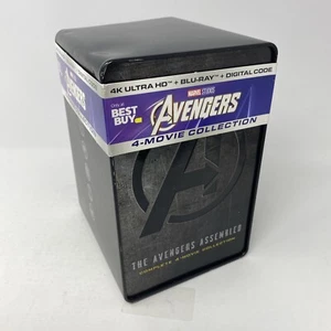Marvel Avengers 4-Movie Collection 4K Steelbook OOP Infinity War End Game Ultron - Picture 1 of 19