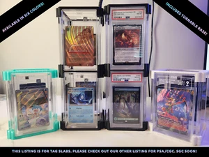 Graded Card Stand - Compatible with TAG - Turnable 360 Card Display - SlabTower - Picture 1 of 24