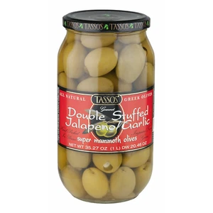 Double Stuffed Jalapeno and Garlic Olives, 1 Liter (Pack of 2) - Picture 1 of 1
