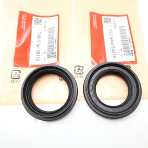 2PCS 91205-PL3-B01 & 91206-PHR-003 Drive Axle Seal For Honda For Civic For Acura - Picture 1 of 4