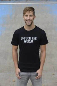 Men's/Unisex - Genuine import - Unfuck The World T-shirt - Picture 1 of 2