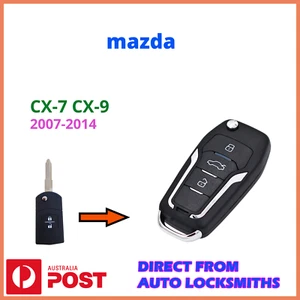 suits Mazda cx7 cx9 full key with chip remote 433mhz 2008 2009 2010 2011 2012 - Picture 1 of 7