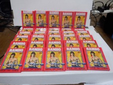 Lotto Di 30 1985 Topps Rambo Cera Pacchetti 112720MLCD
